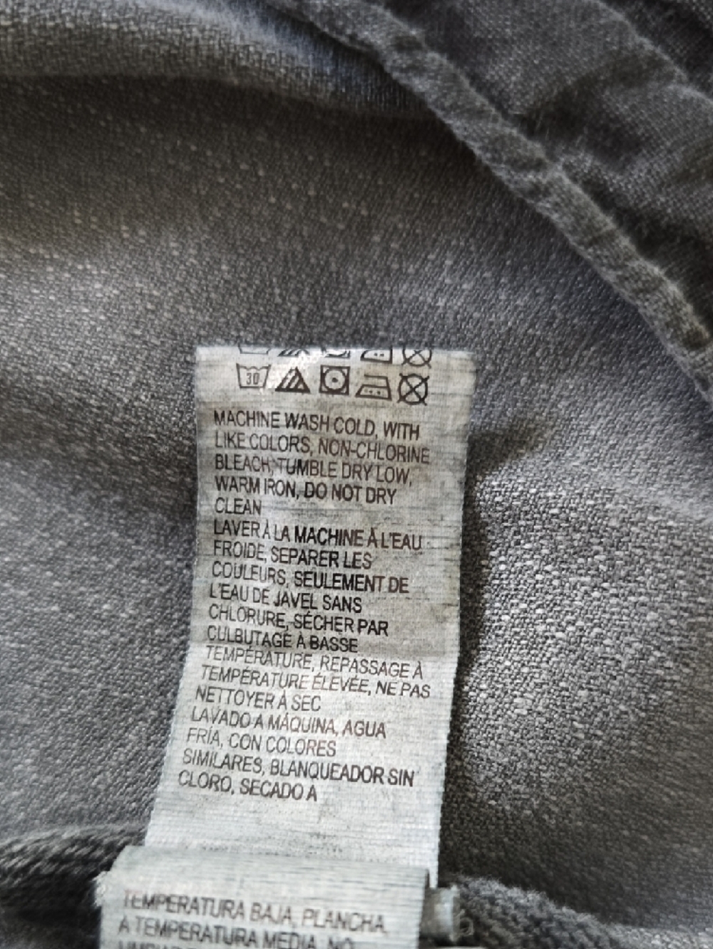 Women’s Lucky Brand Military Style Utility Jacket Grey Size S - Picture 12 of 16